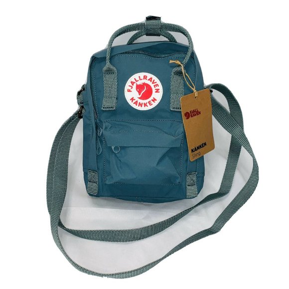 Fjallraven Handbags - Fjallraven Kanken Frost Green Sling Shoulder Bag